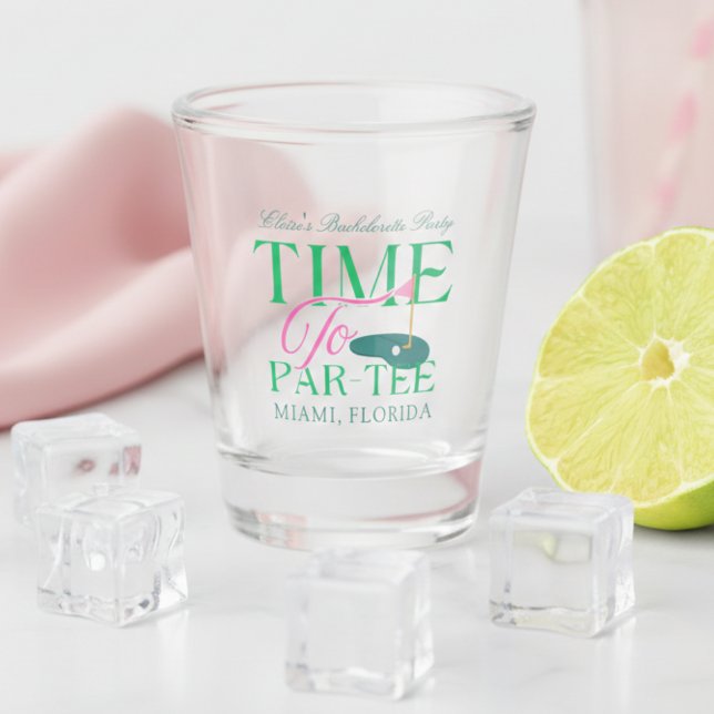 Time to Par-Tee Golf Bachelorette Shot Glass (Time to Par-Tee Golf Bachelorette Shot Glass)
