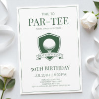 Time to Par-Tee Green Golf 50th Birthday Party