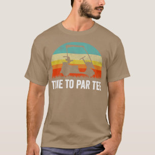 Time To Par Tee Retro Vintage