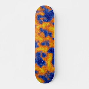 Time to Party Wild Orange Fire Skateboard