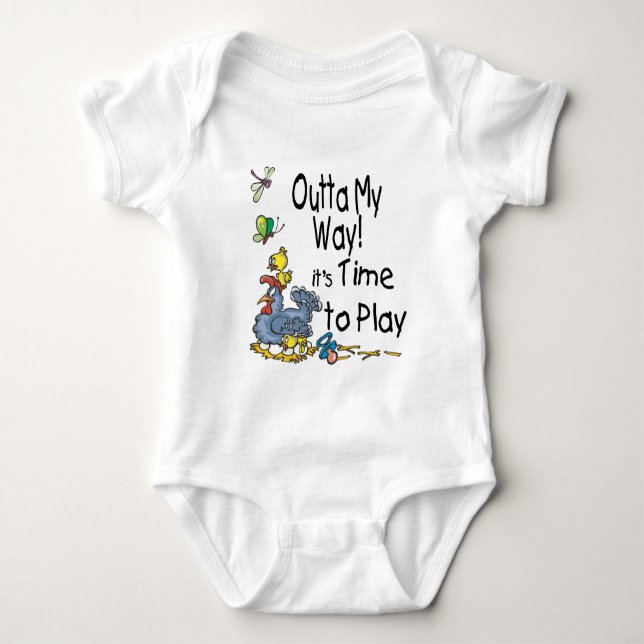 Time to Play Baby Bodysuit (Front)