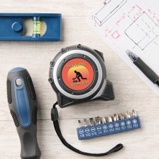Time To Play Lawn Bowls, Tape Measure 1 (Workshop)