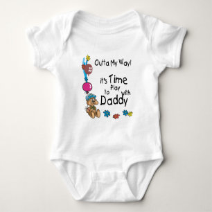 Time to Play with Daddy2 Baby Bodysuit