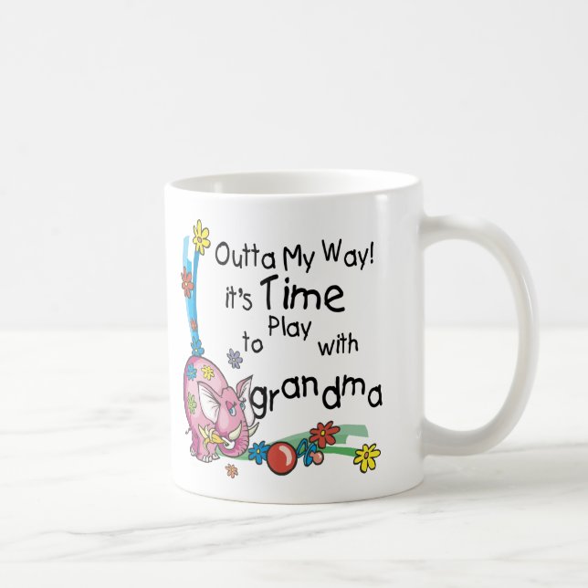 Time to Play with Grandma Coffee Mug (Right)