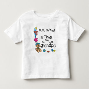 Time to Play with Grandpa Toddler T-Shirt