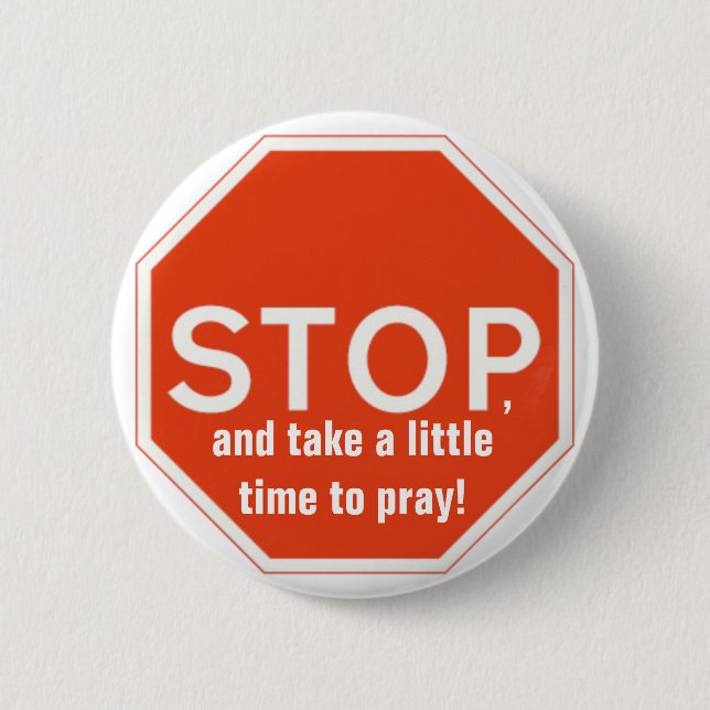 Time to pray Button (Front)