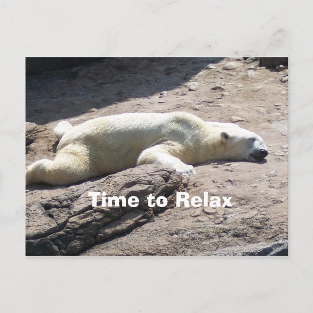 Time to Relax Postcard (Front)