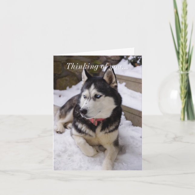 Time To Rest Thinking Of You Card (Front)