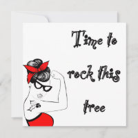 Time to Rock Christmas card