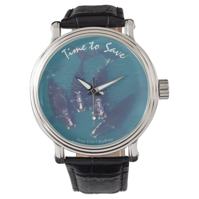 Time to Save Whales by RoseWrites Watch (Front)