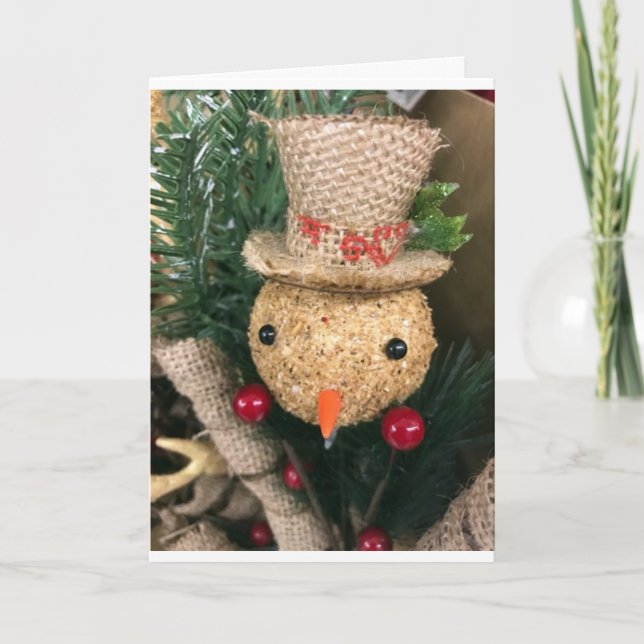 TIME TO SAY **MERRY CHRISTMAS** CARD (Front)