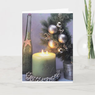 TIME TO SAY "MERRY CHRISTMAS / HAPPY NEW YEAR" CARD