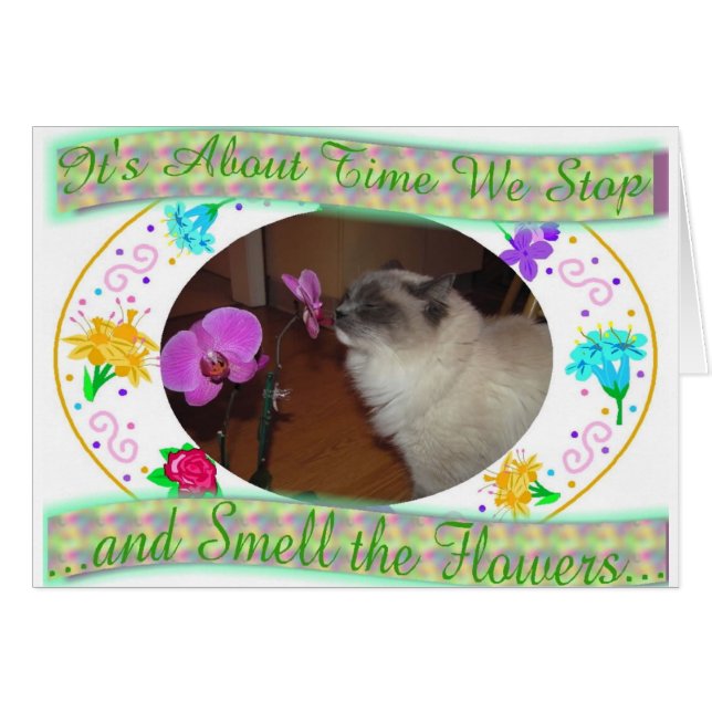Time to Smell the Flowers (Front Horizontal)