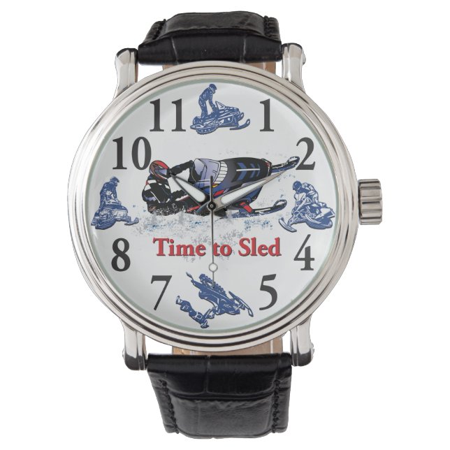 Time To Snowmobile Watch (Front)