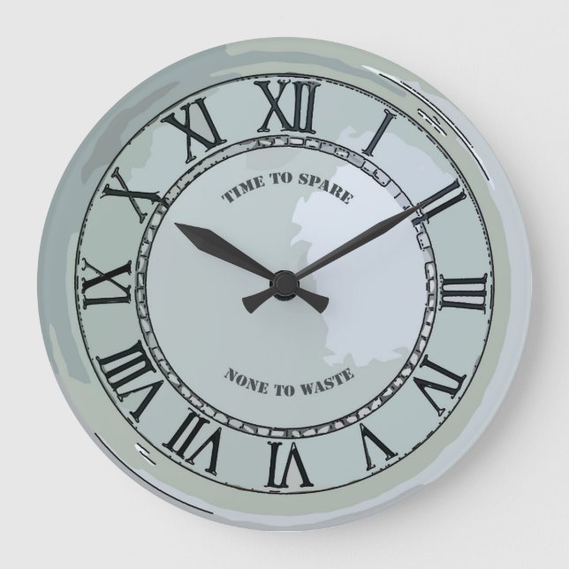 Time To Spare Large Clock (Front)