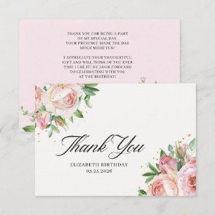 Time to spill the tea bridal shower thank you card