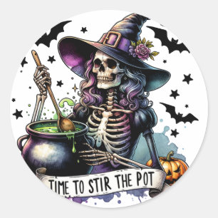 Time to Stir the Pot Classic Round Sticker