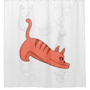 Time to Stretch Duvet Cover Shower Curtain
