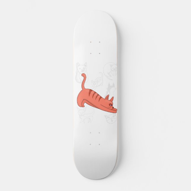 Time to Stretch Duvet Cover Skateboard (Front)