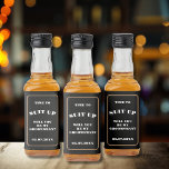 Time To Suit Up Be My Groomsman Proposal Liquor Bottle Label<br><div class="desc">Looking for a creative way to ask your best buds to be your groomsmen? Look no further than our customisable groomsman proposal bottle label!  You can personalise labels with your your wedding date. Pop the question in style with our groomsman proposal bottle label!</div>