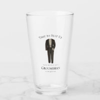Time to Suit Up Groomsman Proposal Elegant Tuxedo