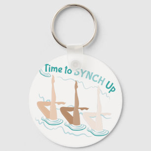 Time To Synch Up Key Ring