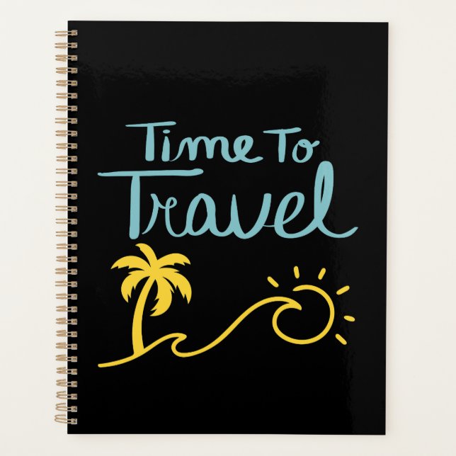 Time To Travel Beach Planner (Front)