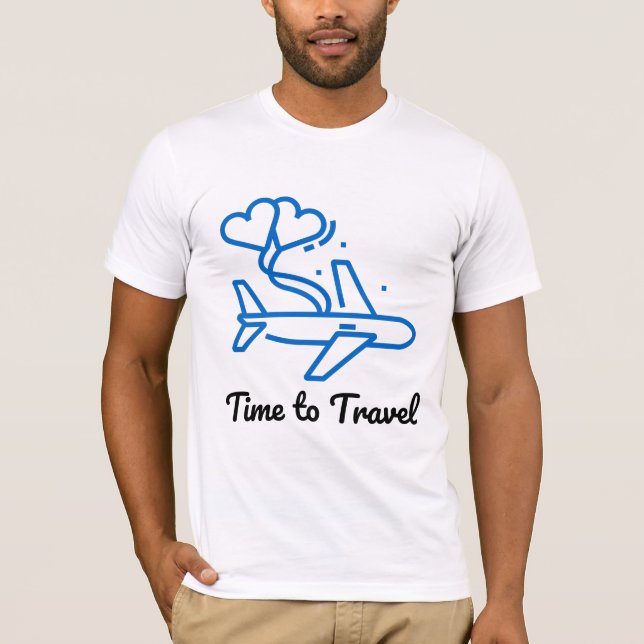 Time To Travel T-Shirt (Front)