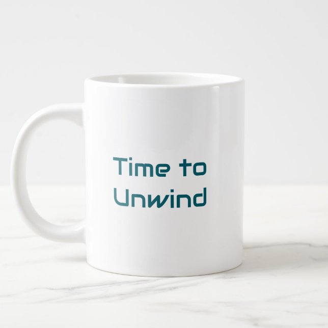 Time to Unwind Speciality Mug (Left)