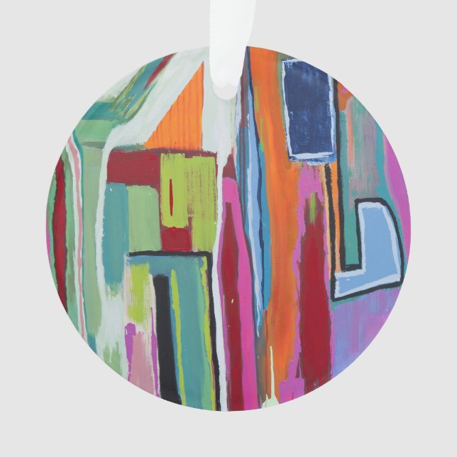 Time Travel Acrylic Ornament (Front)