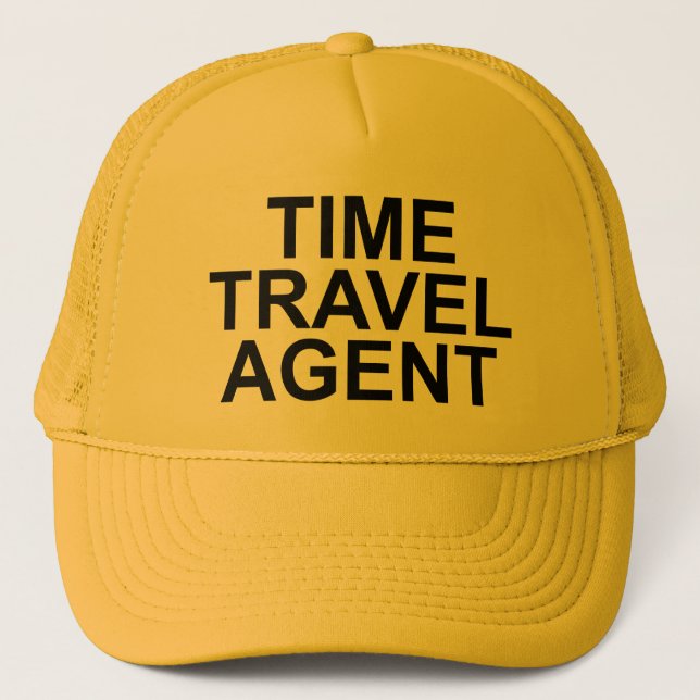 "Time Travel Agent" Hat (Front)
