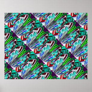 Time travel art poster