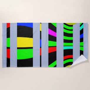 Time travel beach towel