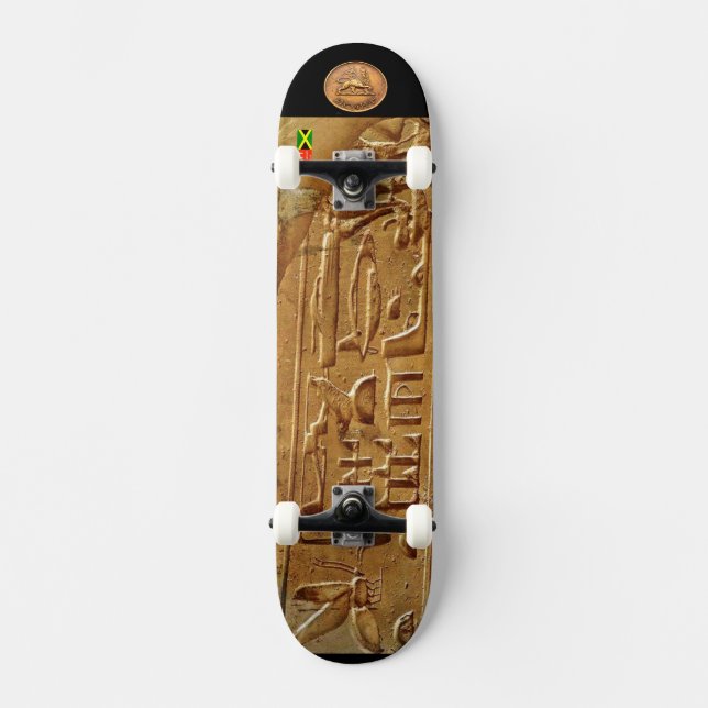 TIME TRAVEL EGYPT Skateboard (Front)