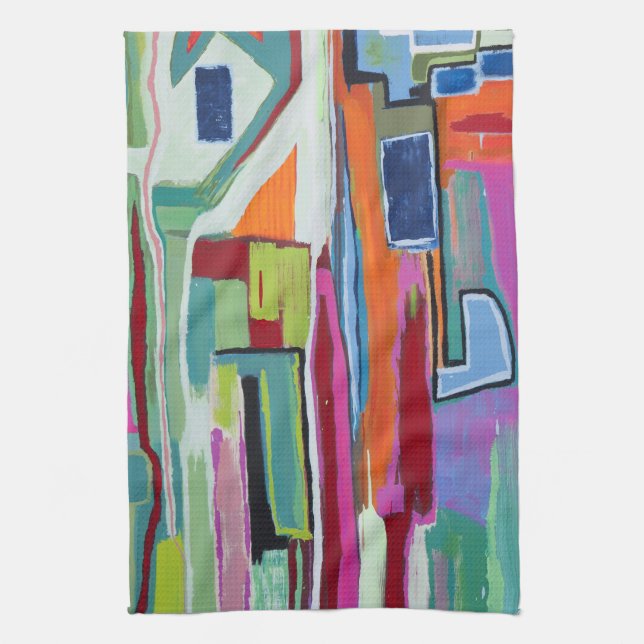 Time Travel Kitchen Towel (Vertical)