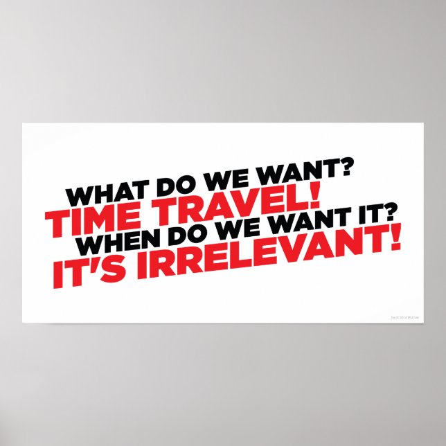 Time Travel Poster (Front)