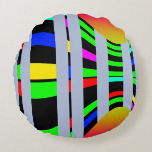 Time travel round cushion