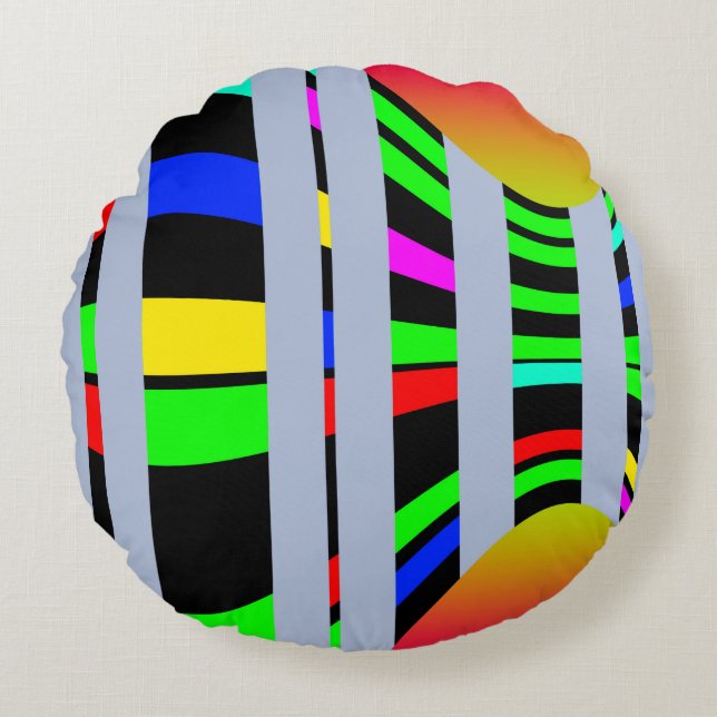 Time travel round cushion (Front)