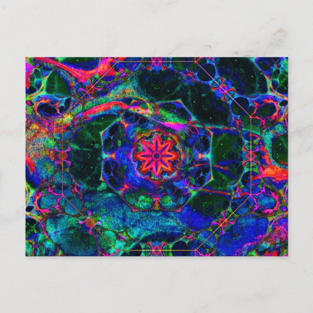 Time Travel Through the Worm Hold Postcard (Front)
