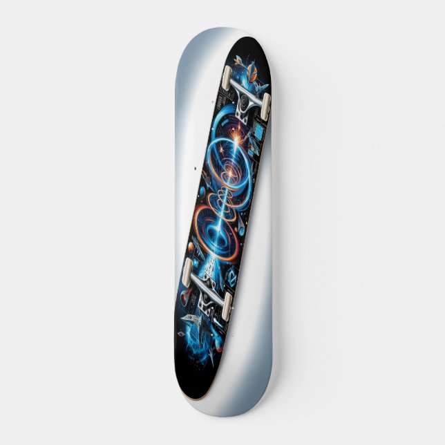  Time Travel Vortex Skateboard (Front)