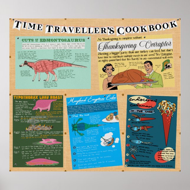 Time Traveller's Cookbook Poster (Front)