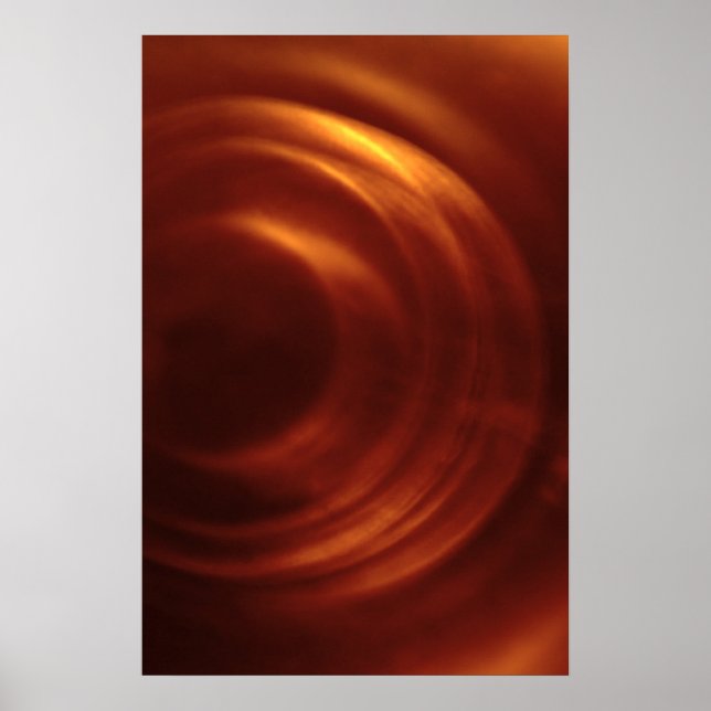 Time Traveller's Orange Vortex Poster (Front)
