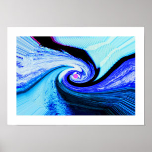 Time tunnel art poster