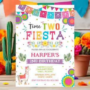 Time Two Fiesta Birthday Invitation