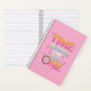 Time Waits For No One Motivational Spiral Notebook