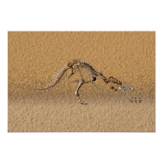 Time-warp fossil photo print