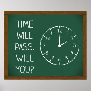 Time Will Pass, Will You? Poster