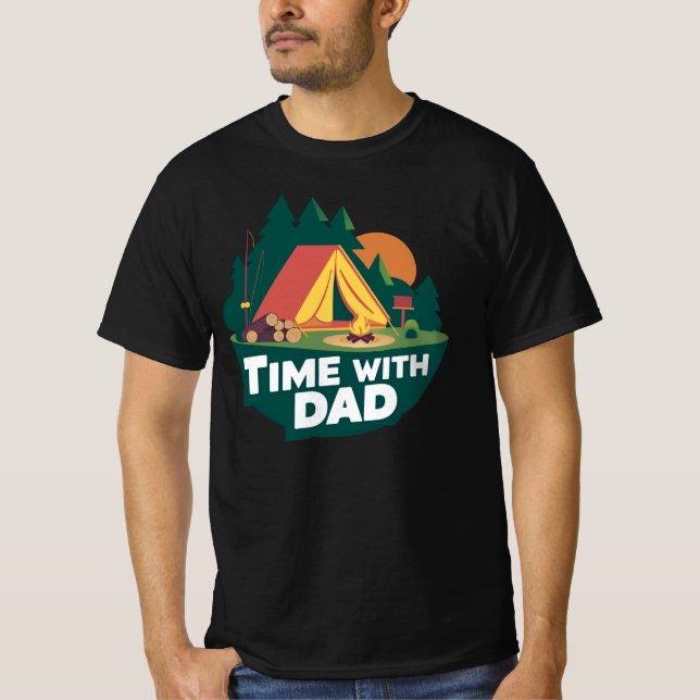 Time With Dad - Father's Day T-Shirt (Front)
