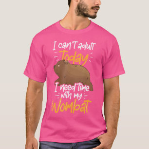 Time With My Wombat Australia Marsupial T-Shirt