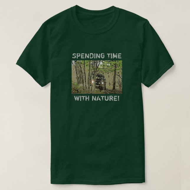 TIME WITH NATURE T-Shirt (Design Front)